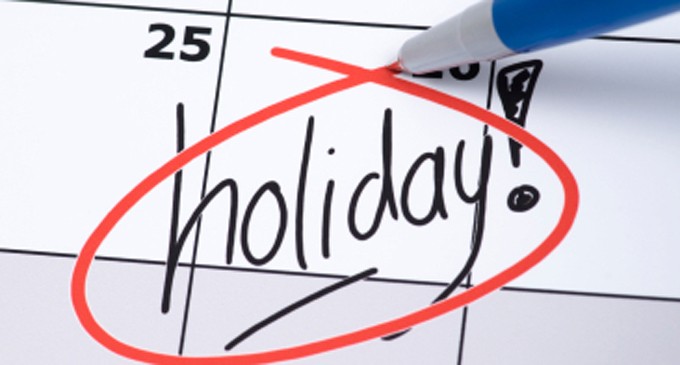 What happens in conveyancing and public holidays